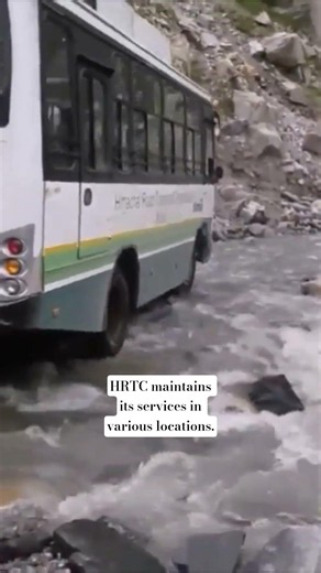 HRTC maintains its services in various locations. #automobile #hrtcbusstatus #himachalngo #acbus
