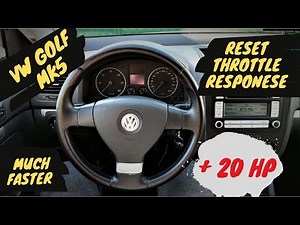 VW Golf MK5 1.9 TDI How To Reset Your Throttle For Better Performance