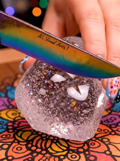 [ASMR] Gemstone Cutting. #asmr #asmrsounds #ai #asmrvideo #asmrtiktoks