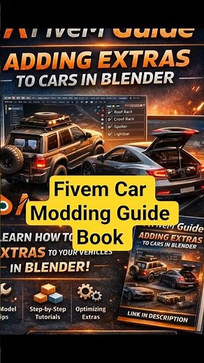 add car extras in FiveM using Blender 🚗🔥 #gta #fivem