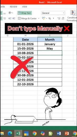 TEXT Formula in Excel | Convert Date to Month Name (Full Guide)