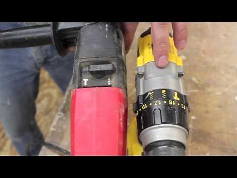 Tools & Tips for Tuesday, what is a Hammer Drill and how to use one.