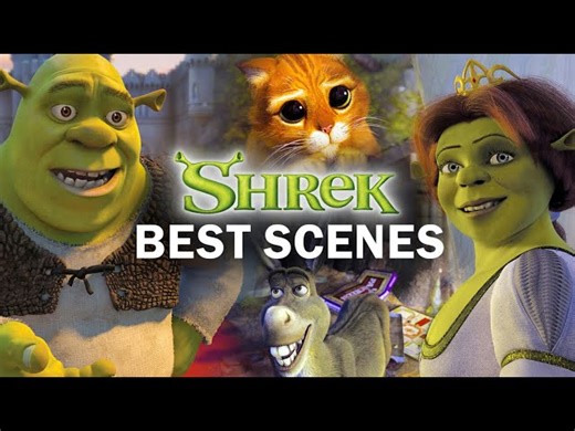 Shrek - All The Best Scenes - Easy Comprehension