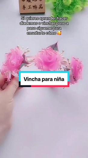 Idea Creativa de Vincha para Niñas con Flores
