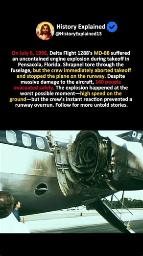 The Engine That Exploded on Takeoff and Pierced the Fuselage