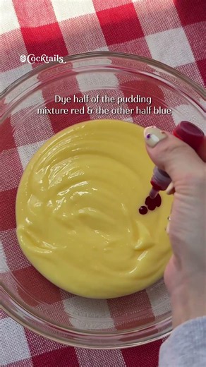 Memorial Day Layering Pudding Shots #shorts #memorialday #layeredpudding #desserts