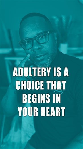 2.3K reactions · 624 shares | There’s NO excuse for adultery. It’s a choice that starts in your heart.#married4real #marriage #relationship #intimacy #adultery | Married 4Real TV | Facebook