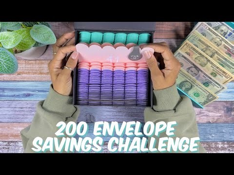 200 ENVELOPE SAVINGS CHALLENGE BINDER | CASH STUFFING | CASH ENVELOPE | MONEY COUNT | SMALL BUSINESS