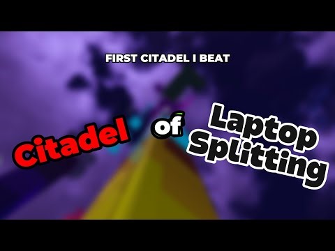 I Beat Citadel of Laptop Splitting! - EToH on Roblox