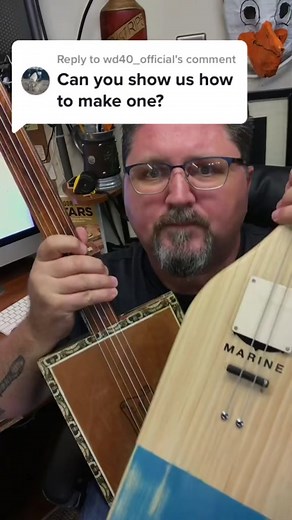 How to Make the Boat Oar Guitar & other free resources. #diyproject #diy