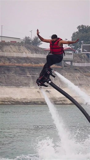 Flyboarding Gone Wrong? 😱 Wait for it! #shorts