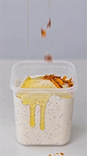 5-Minute Creamy Toasted Coconut Dessert! 🥥 #HealthyDessert #Coconut #EasyRecipe