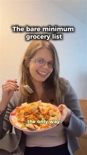 The Bare Minimum Grocery List That Keeps Me Eating Healthy