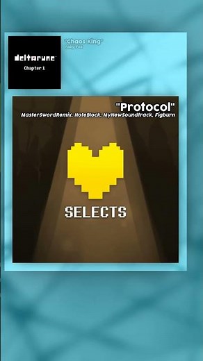 Chaos King VS Protocol from Undertale Yellow 🎶 Which song wins?