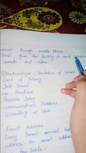 Advantages and disadvantages of email? uses of email? limitations of email? #computer