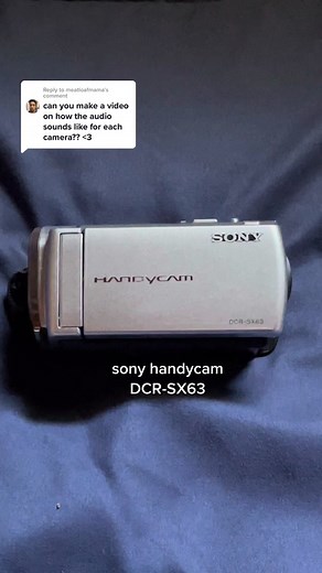 Reply to @meatloafmama Best audio out of all of them imo! #digitalcameras #ediary2022 #smallyoutubercommunity #handycamvid #camcorders