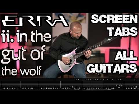 ERRA ii.in the gut of the wolf Cover (SCREEN TABS/ALL GUITARS)