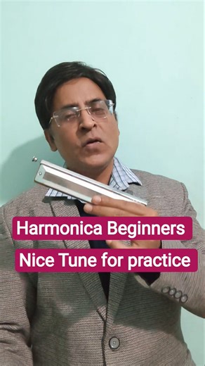 Harmonica beginners very easy and nice tune for practice