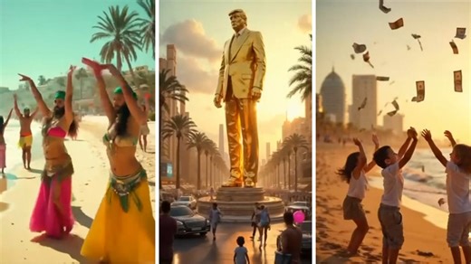 Trump shares apparent AI video offering ‘what's next’ for Gaza