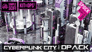 Cyberpunk City | Sci Fi Kitbash