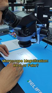 29K views · 372 reactions | 樂Real or fake microscope magnification? Find out now! Learn to spot the truth in a minute! #SUNSHINETOOLS #PhoneRepairTools #RELIFE #QUICK #PCB #MotherboardRepair #Microscope #4KCamera | Guangzhou Sunshine Electronic Technology Co., Ltd. | Facebook