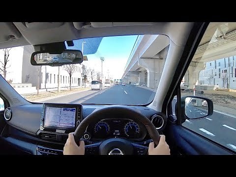【Test Drive】2019 New NISSAN DAYZ HighwaySTAR ProPILOT 660cc Turbo 4WD - POV City Drive