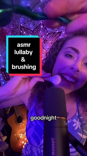 Singing you to sleep & brushing 💗 #asmrsinging #asmrbrushing #asmrpersonalattention #jazzsinger #asmrlive #liveasmr