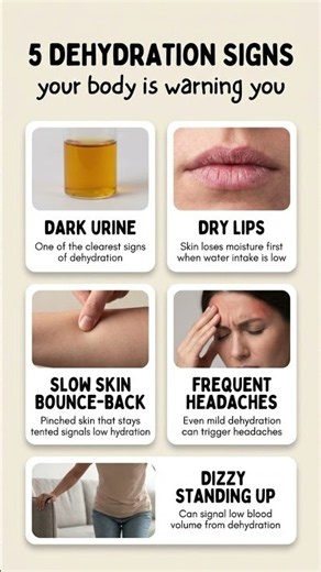 5 Signs You're Not Drinking Enough Water