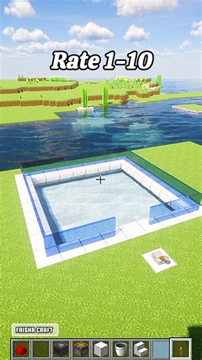 Automatic Pool Tutorial! #shorts #minecraft