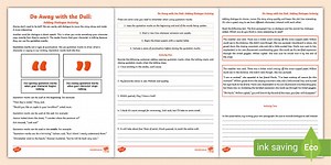 Do Away with the Dull Adding Dialogue Writing Activity