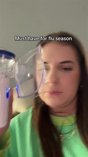 Battery or charge it up! One adult and one child face mask with a mouth piece. #fyp #fluseason #musthaves