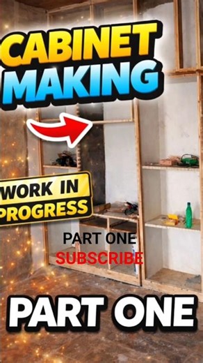 Custom Wall-to-Wall Wardrobe Design: DIY Installation Part 1 #shots