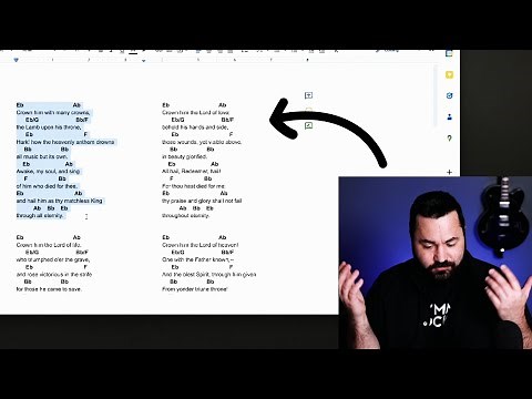 Quick Tip - Transpose Chord Sheets