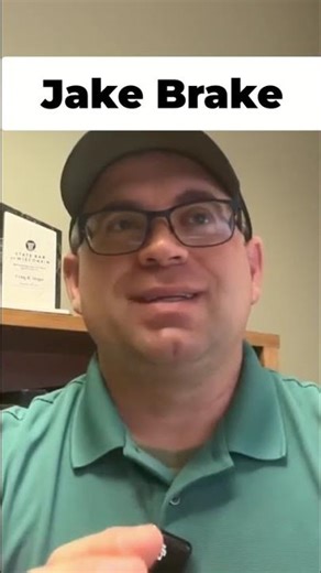 Understanding Jake Brakes: How Trucks Slow Down Safely #shorts