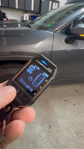 2025 Toyota RAV4 with a @compustaronline T12 Alarm/Remote start system installation #toyotarav4