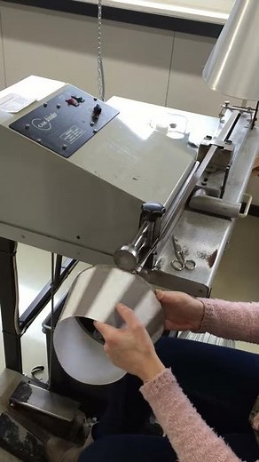 Lampshade making. Binding machine for lampshades. VPF-Amsterdam