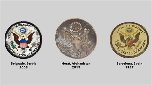 Damaged Great Seals from U.S. Diplomatic Missions - The National Museum of American Diplomacy