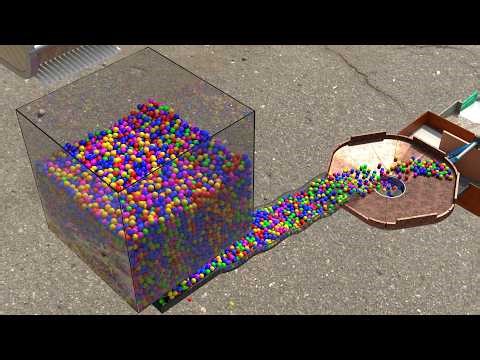 22 000 Colorful Balls Marble Run Loop animation V12 #marbles #marblerun #marblerace