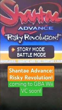 Preview of Shantae Advance (GBA) Single ROM Loader with mGBA! #Shorts | saulfabreg Wii VC