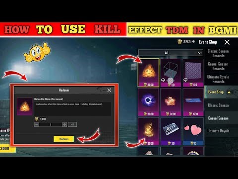 How To Get Free kill Effect in Bgmi/Pubg | Bgmi Arena Tdm kill Effect Kaise Lagaye