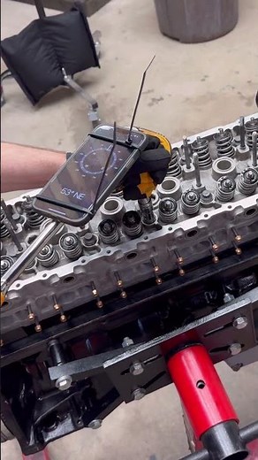 How to tighten cylinder head bolts with a torque angle gauge #cars #diy #automotive