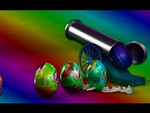 Cadbury's Creme Egg Blast Off Fun Logo Ident Effects