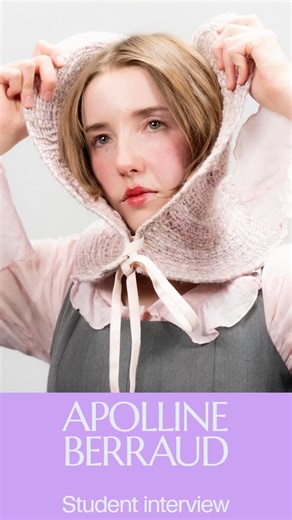 ENAMOMA on Instagram: "Student Interview - Apolline Berraud @apollineberraud_ We begin with a series of interviews in which a panel of students speak about their backgrounds, their first steps in the Fashion and Materials Master’s program, their expectations and surprises, their perspectives, and their advice for joining the ENAMOMA-PSL team in September. Applications open from 15 January to 24 February 2026. Today we give the floor to Apolline Berraud — fashion design profile, French Interview 