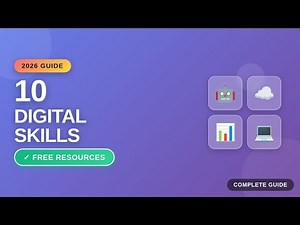 10 Digital Skills to Learn in 2026 | Complete Resource Guide (Free Courses + Tools)