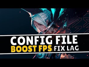 VALORANT - How to BOOST FPS, FIX STUTTER AND LAG (Config file for Low-End PCs)