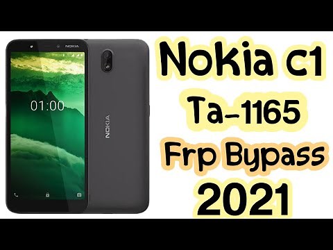 nokia c1 (ta-1165) frp bypass 2021