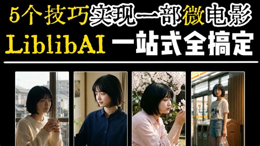 LibLibAi五个技巧一站式搞定微电影🎬无需切换其他网站