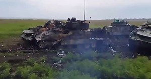 Nga tung video 'nghĩa địa' xe chiến đấu bộ binh Mỹ viện trợ cho Ukraine