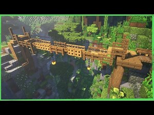 How to build a Hanging Bridge - A Minecraft build Tutorial