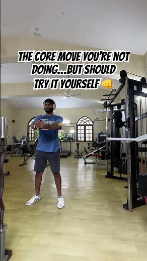 Pallof press twist 💥 Core stability unlocked 🏋️#coreworkout